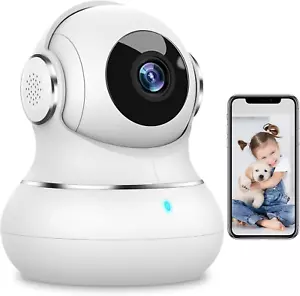 Security Camera Indoor 2K, 360 Pan/Tilt Cameras for Home Security with Motion De - Picture 1 of 12