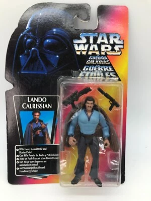 Figura Star Wars El Poder de la Fuerza Tarjeta Roja Tri Logo Lando Calrissian LEER Foto 1 de 4