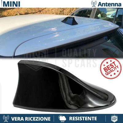 ANTENNA PINNA SQUALO Ner PER Mini Clubman R55 F54 VERA Ricezione RADIO AM-FM-DAB - Immagine 1 di 4