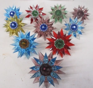 10 ILLUMIBRITE MATCHLESS STAR C-6 Christmas Lights 10 Different Color Combos 133 - Picture 1 of 6