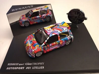 RENAULT SPORT CLIO TROPHY 1:43 - AUTOSPORT #81 LETELLIER - Eagle Collectibles - Immagine 1 di 4