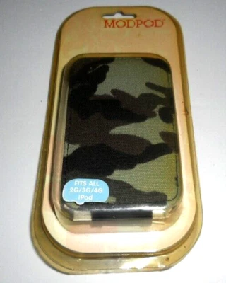 MODPOD IPOD Camo Canvas IPOD Case with Wrist Strap Vintage NOS - Image 1 of 2