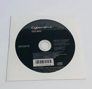 Sony Cyber-shot DSC-H55 Digital Camera Application Software Disc Windows Mac - Picture 1 of 4