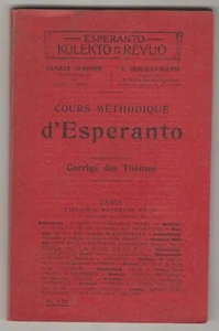 Cours méthodique d'esperanto Corrigé des thèmes C. Aymonier & E. Grosjean-Maupin - Picture 1 of 1