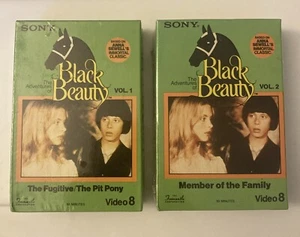Black Beauty Vol. 1 & 2 - Video 8 Movie 8mm NEW & SEALED - Picture 1 of 8