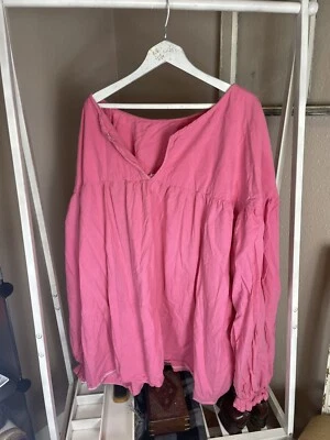 SCA Men’s Handmade Pink Tunic Elastic Sleeves LARP Size 5x (or larger) AS IS - Image 1 of 3
