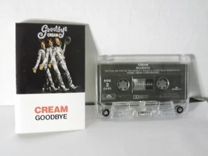 Cream,Polydor,"Goodbye" US Cassette Tape,1969 blues rock classic album,Mint - Picture 1 of 1