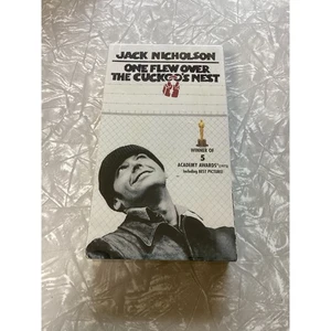 One Flew Over The Cuckoo's Nest VHS, Louise Fletcher, Jack Nicholson SEALED - Picture 1 of 4