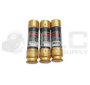 LOT OF 3 NEW BUSSMANN FRN-R-35 DUAL ELEMENT FUSE 35A 250VAC - Picture 1 of 4