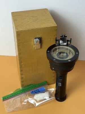 Brújula de rodamiento manual Saura vintage tipo HB-65 Japón Sea Master iluminada Foto 1 de 4