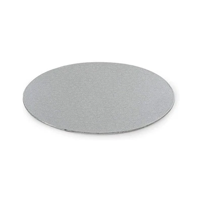 Piatto Sottotorta Argento inCartoncino, per feste, Ø 28 cm - Immagine 1 di 4