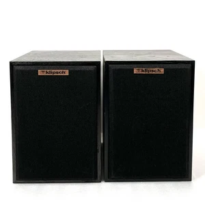 Klipsch KG 1 Regallautsprecher 8 Ohm schwarz Holz TOP SOUND USA Made schöne Abdeckung - Bild 1 von 18