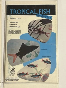 Tropical Fish Hobbyist 1958–1959 4 Issues Early Color Aquarium Magazine Lot - Bild 1 von 5
