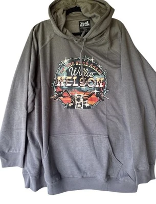 NEW Torrid 4 4X Willie Nelson Hoodie Sweatshirt Motorcycle Women’s Plus Sz 26 - Image 1 of 4