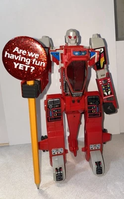 Bandai Flybot Powerbots Transforming Helicopter 1985 Vintage Tested Works - Image 1 of 4