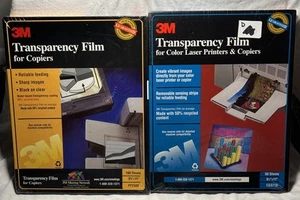 150 Sheets 3M Transparency Film PP2500 CG3710 For Copiers & Laser Printers NEW - Afbeelding 1 van 5