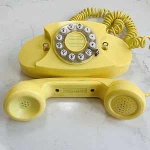Vintage Princess phone sunshine yellow Crosley 2003 CR-59 Touchtone Push button - Picture 1 of 3