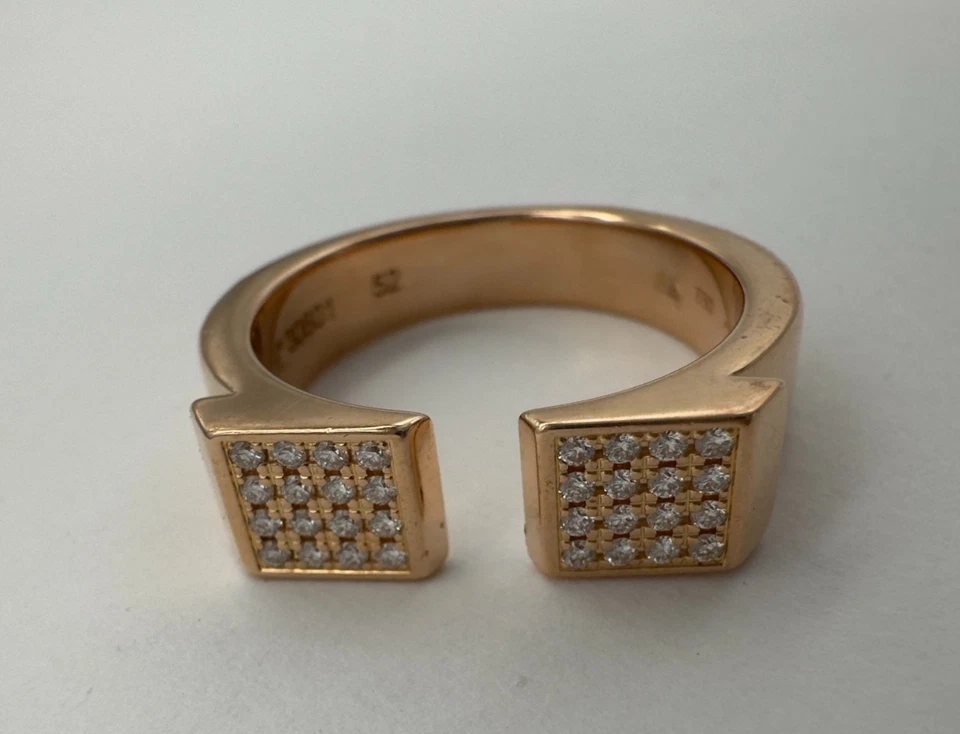 Anillo Omega My Choice de oro amarillo y diamantes de 750 años  Foto 1 de 4