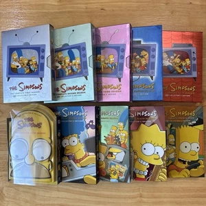 The Simpsons DVD Bundle Lot Seasons 1-10 - 1 2 3 4 5 6 7 8 9 10 - 39 Disc - Picture 1 of 14