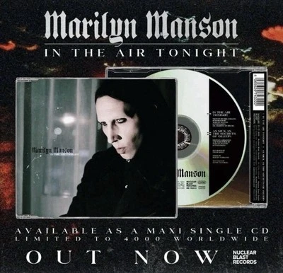 MARILYN MANSON In The Air Tonight CD Single LIMITED EDITION /4000 Copies *READ* - Изображение 1 из 4