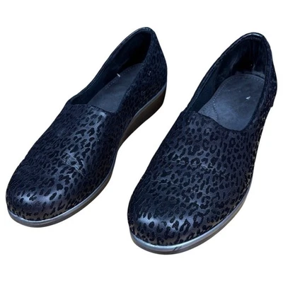 Mocasines sin cordones SAS Bliss en leopardo negro - Talla 9,5 (Excelente estado) Foto 1 de 4