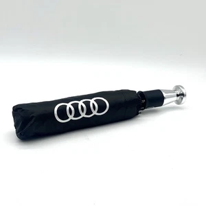 Paraguas compacto automático marca Audi a prueba de viento paraguas de viaje mango corto - Imagen 1 de 4