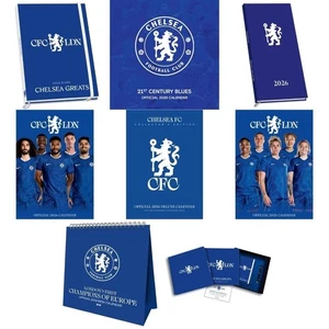 2026 Calendar 2026 Diary Chelsea FC Blues Football Fan Gift Official Product - Picture 1 of 54