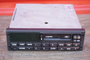 1990-1996 Ford OEM cassette player RADIO Mustang F150 Econoline 98BB-19B132-AC - Foto 1 di 6