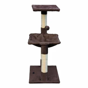 Árbol rascador para gatos Gloria 36 x 50 x 83 cm Marrón Madera Acero Sisal - Imagen 1 de 3