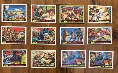 Topps Mars Attacks Invasion Collectors Cards - 12 Random Cards - Image 1 of 2