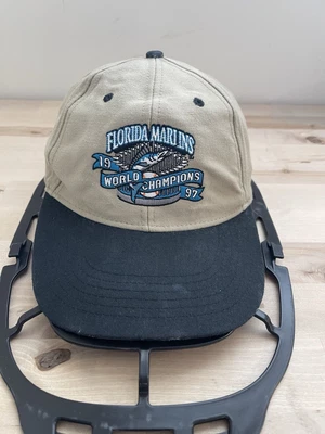 Florida Marlins Vintage 1997 World Champions Snapback Miami Hat Cap - Image 1 of 4