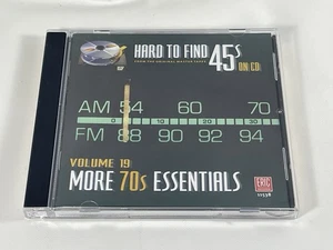 Hard To Find 45s On Cd, Volume 19: More 70's Essentials - Various Artists Rare - Imagen 1 de 6