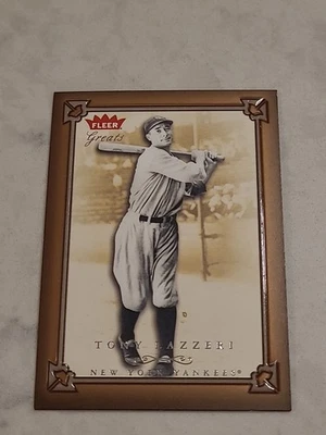 2004 Fleer Greats Of The Game- Tony Lazzeri #81 YANKEES (HOF) - Image 1 of 2