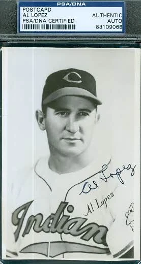 Al Lopez Autograph 1951 Team Iss Pc Psa/dna Signed - Image 1 of 1