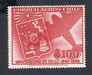Chile 1942 stamp Mi#324 MH CV=54$