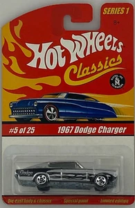 Hot Wheels Classics Series 1 1967 Dodge Charger (Chrome) #5 of 25 2004 - Picture 1 of 2