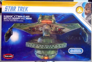 Star Trek Klingon K`TÌnga Class I.K.S. Amar Battle Cruis 1:350 Polar Lights 950 - Bild 1 von 4