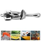 Sports 304 Stainless Steel Boat Folding Grapnel Anchor For Fishing Boat Rubbe