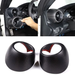 For Toyota 86/Subaru BRZ 22-23 Matte Carbon Fiber Side Air Outlet Cover Trim NEW - Picture 1 of 8