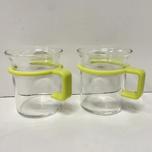 2x VTG Bodum 8oz Espresso Coffee Tea Cup Mug Bistro RARE Capt Picard Star Trek - Picture 1 of 6
