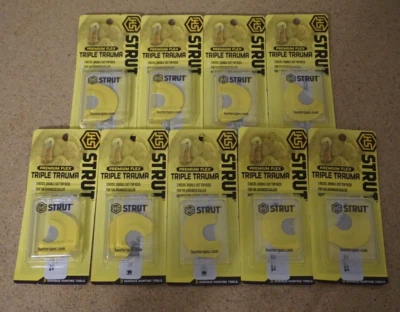 9x Hunters Specialties HS Strut Premium Flex Triple Trauma Turkey Call 05901 - Image 1 of 3
