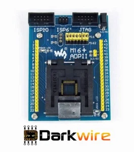 M16+ ADPII AVR Programming adapter for ATMEGA16 + ATMEGA162 in TQFP44 package - Picture 1 of 2