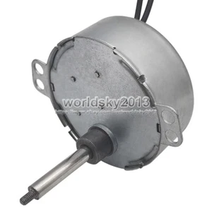 1pcs AC12V 5~6rpm TYC50 Motore Sincrono Riduzione Velocità Ingranaggio Motore L38mm-Φ5mm - Foto 1 di 8