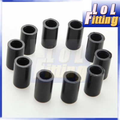 10PCS 4mm 5/32" Silicone Blanking Cap Intake Vacuum Hose End Bung Plug Black - Image 1 of 2