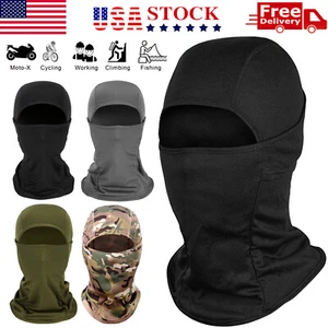 Balaclava Face Mask UV Protection Ski Sun Hood Tactical Mask Men Women 4 Color - Picture 1 of 15