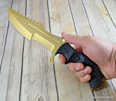 11" MTECH XTREME FIXED BLADE HUNTING SURVIVAL KNIFE 5MM BLADE TACTICAL SHEATH - Image 1 of 4