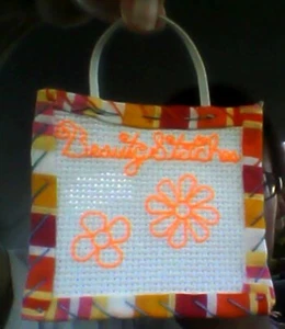 BeautyStitches Coaster Designs: Flowers (bordered) - Picture 1 of 1