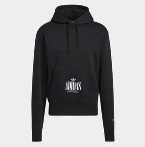 Adidas Originals Kleeblatt Skript Tref Skript Hoodie schwarz H32327 - UVP £69 (AD14) - Bild 1 von 6