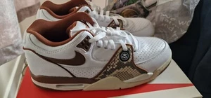 Nike Air Jordan’s Flight '89 Low SP x Stussy UK 11 White Pecan Fossil FD6475-100 - Picture 1 of 6