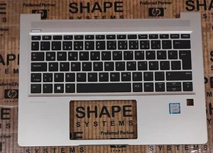 HP ProBook 430 G6 G7 Keyboard & Top Cover Turkish L44548-141 Inc VAT - Picture 1 of 3